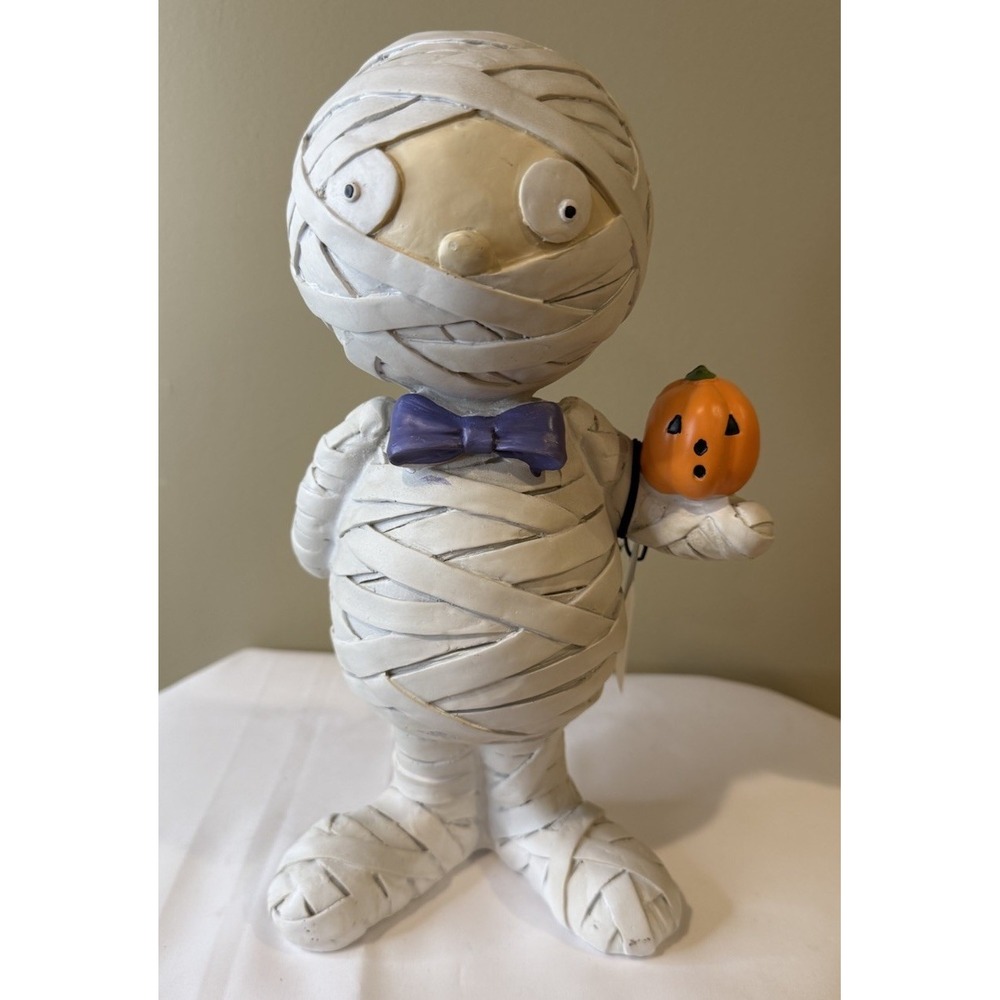 GUS the Halloween Mummy Resin Statue Decor NEW Pairs With Carl Melvin Marvin 10"